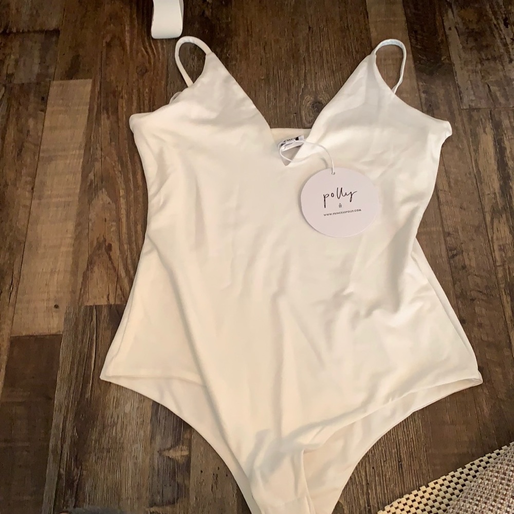 Princess poly white bodysuit